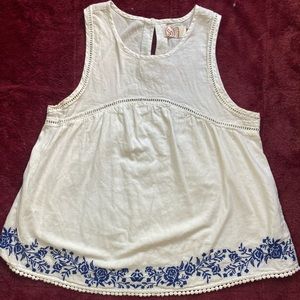 Short Sleeve Boho Top